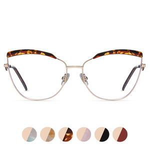 Monture de lunettes œil-de-chat 87278 en TR90, monture intégrale anti-lumière bleue, unisexe, avec verres AC pour utilisation sur ordinateur - Product Image 4