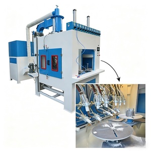 Sistema de Sandblasting Automático con Mesa de Indexación Rotatoria, Máquina de Sandblasting Automatizada - Product Image 1