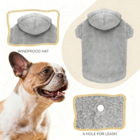Vêtements pour animaux de compagnie classiques et luxueux - pulls chauds en coton pour chiens et chats et manteaux de style pyjama pour l'hiver