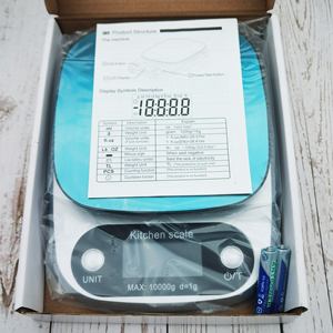 खाद्य रसोई पैमाने स्टेनलेस स्टील इलेक्ट्रॉनिक स्केल रसोई 10 किलोग्राम 5 किलोग्राम 0.1 ग्राम 1 ग्राम घरेलू वजन स्टेनलेस स्टील रसोई पैमाने - Product Image 5