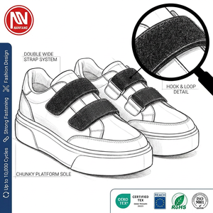 Cinta de Gancho y Bucle de Nylon 100% Suave, Reutilizable, para Coser, para <span class=keywords><strong>Arnés</strong></span> de Mascotas y Fabricación de Correas de Pecho para Perros - Product Image 4