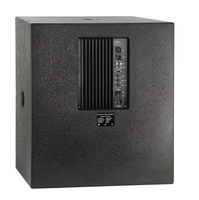 Subwoofer activo de 15 pulgadas individual de disparo directo, ampliamente utilizado en bares, teatros, salas multiusos, iglesias, escuelas