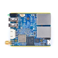 NanoPi R1 fourni par l'usine, routeur IoT à double port réseau, 1 Go de RAM + 8 Go de EMMC, BT WiFi, carte de développement open source avec boîtier