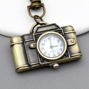 Custom Camera Cellphone Shape Stainless Steel Pocket <strong>Clock</strong> Unique New Vintage Metal Copper <strong>Mini</strong> Keychain <strong>Clock</strong> Perfect Souvenir - Product Image 2