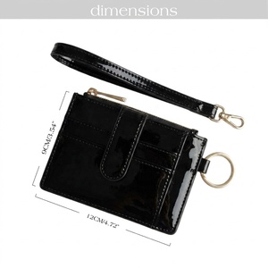 Cartera de piel sintética personalizada Hongbo con tarjetero y pulsera a juego, disponible como regalo navideño con <span class=keywords><strong>caja</strong></span> de regalo para un paquete económico. - Product Image 2