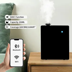 Aroma Diffuser Commercial Wall Mounted Nebulizer Essential Oil Air Scent Machine HVAC Diffuser Air Fresheners With WIFI