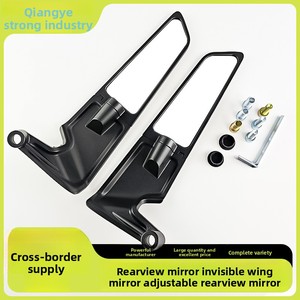 Espejo Retrovisor Invisible de Aleación de Aluminio, Ajustable y Plegable, Tamaño Universal, Accesorio de Modificación para Motocicleta - Product Image 2