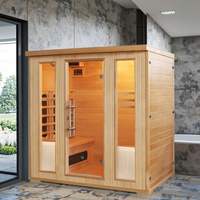 Sauna infrarouge intérieur en pruche pour 4 personnes à vendre