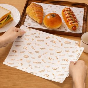 Papel de Envolver para Postres, Color Naranja, Impresión Personalizada, para Crepas, Pasteles y Cestas de Comida, con Logotipo para Panadería o Cafetería - Product Image 6