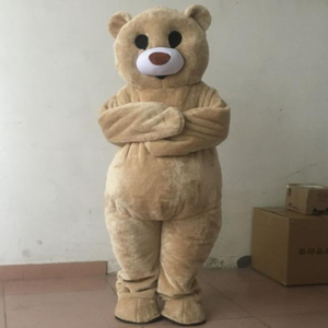 Disfraz de Mascota de oso en alquiler, juguetes de peluche Baer marrón de buena calidad para fiesta - Product Image 3