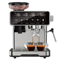 Machine à café expresso Aifa 20 bars, machine à café professionnelle PID, machine à expresso numérique intelligente avec moulin intégré