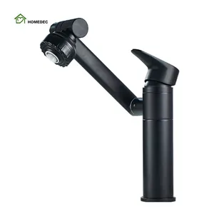 2021 New Style Black brass basin faucet Water Tap Multifunctional 360 Degree modern Bathroom Faucet