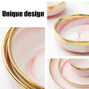 Service de vaisselle en céramique classique de luxe pour hôtel et restaurant, couleur personnalisée, réutilisable, design Phnom Penh, assiette de service alimentaire, ensemble de soupières - Product Image 6