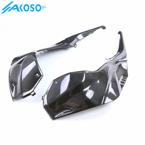 Carenado de fibra de carbono totalmente cerrado AKOSO para BMW S1000RR 2019-2025 S1000R 2021-2025 M1000RR lado del tanque de motocicleta de carbono personalizado - Product Image 4