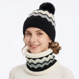 Bonnet en acrylique 100% jacquard, ajustable, fabriqué à Taïwan, écologique, accessoire d'hiver indispensable et populaire - Product Image 1