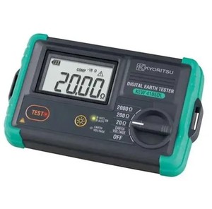Kyoritsu 4105DL-H Ground Resistance Tester From Japan, Digital 0-2000 2-<b>Wire</b> 3-Method, Powered by Battery 4105 - Product Image 1