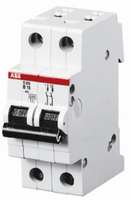 Disjoncteur miniature ABB S202-D16 2P 16A courbe D, protection contre les surcharges et les courts-circuits pour système d'alimentation de moteur industriel