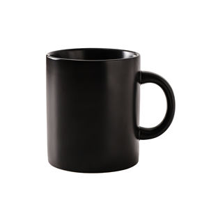 Tazas de café grandes de cerámica, capacidad de 400ml, con esmalte de Color negro mate, para trabajadores de la Oficina y la casa, uso Individual - Product Image 2