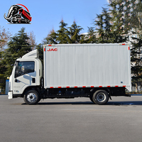 Camionnette légère JAC d'occasion, petit camion de transport de marchandises, camionnette 4x2, camionnette fermée 130 CV 4 tonnes