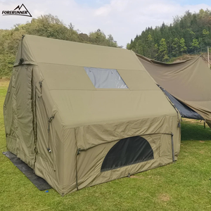 Vente en gros de tentes de plein air gonflables disponibles Conception personnalisée Tente de camping de plein air personnelle en coton respirant à installation rapide - Product Image 2