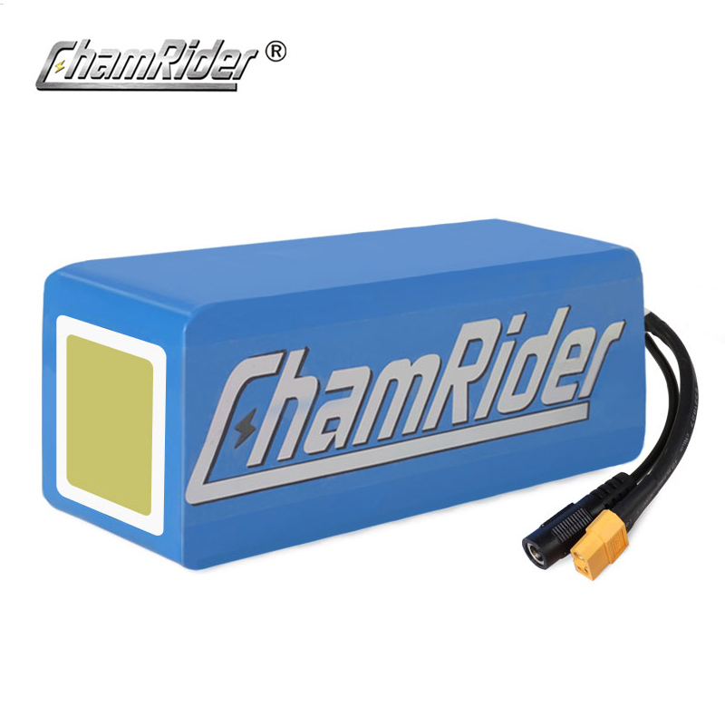Chamrider е-байка 36В, фара для электровелосипеда в батарея 10AH 10.4AH BMS 18650 литий-ионная аккумуляторная батарея для зарядки Ноута и сотового телефона Электрический байк, конверсионный набор, Электрический скутер
