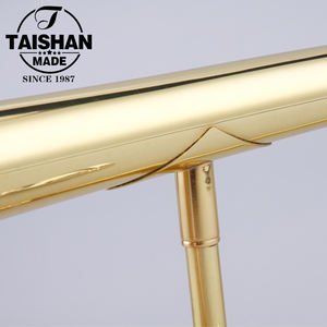 Marca China Taishan, cuerpo de latón, laca dorada, tono de Color, trombones tenor Bb - Product Image 3