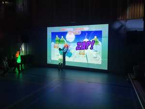 35 giochi per bambini parco divertimenti proiettore interattivo Touchs Screen gioco di proiezione palla parete giochi interattivi muro - Product Image 4