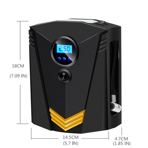 <span class=keywords><strong>Compresseur</strong></span> d'air Portable <span class=keywords><strong>avec</strong></span> lumière LED, manomètre électrique, DC 12V, 150psi, gonfleur de pneus, gonflables, 12v - Product Image 2