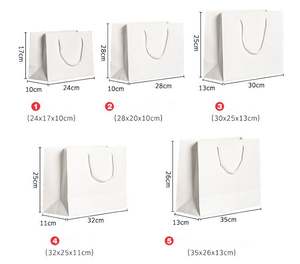 KM Custom Printed Eco-Friendly Foldable Reusable White Cardboard Shopping <b>Paper</b> <b>Gift</b> <b>Bag</b> Luxury <b>Gift</b> <b>Paper</b> <b>Bag</b> With Logo - Product Image 6