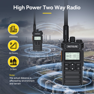 Walkie Talkie Analógico GMRS/UHF con Pantalla LCD Tipo-C, Resistente a Golpes, con Teclado Parcial, Batería de 2600 mAh y Alcance de 0-10 km para Llamadas Grupales - Product Image 2