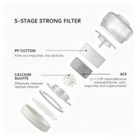 Filtre de Robinet en Gros pour Soins de la Peau, Élimination du Chlore avec Cartouche Personnalisée, Logo Couleur, OEM ODM CC006