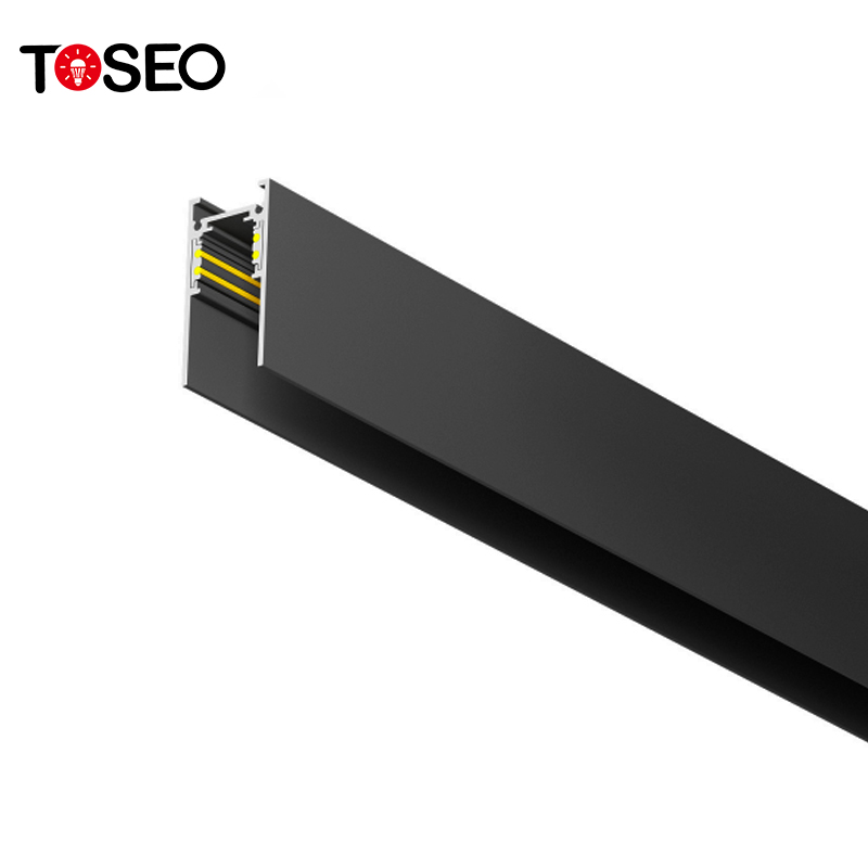 1M 2M 3M Aluminum Hidden Magnetic Suction Track Recessed Cob Led Magnetic Track Light System