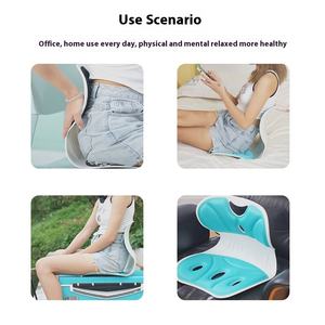 Cuscino Ergonomico <span class=keywords><strong>per</strong></span> Sedia da Ufficio con Supporto Lombare, Imbottitura Correttiva <span class=keywords><strong>per</strong></span> Lunghe Sedute con Schiuma e Riempimento ad Aria <span class=keywords><strong>per</strong></span> Studenti e <span class=keywords><strong>Bambini</strong></span> - Product Image 4