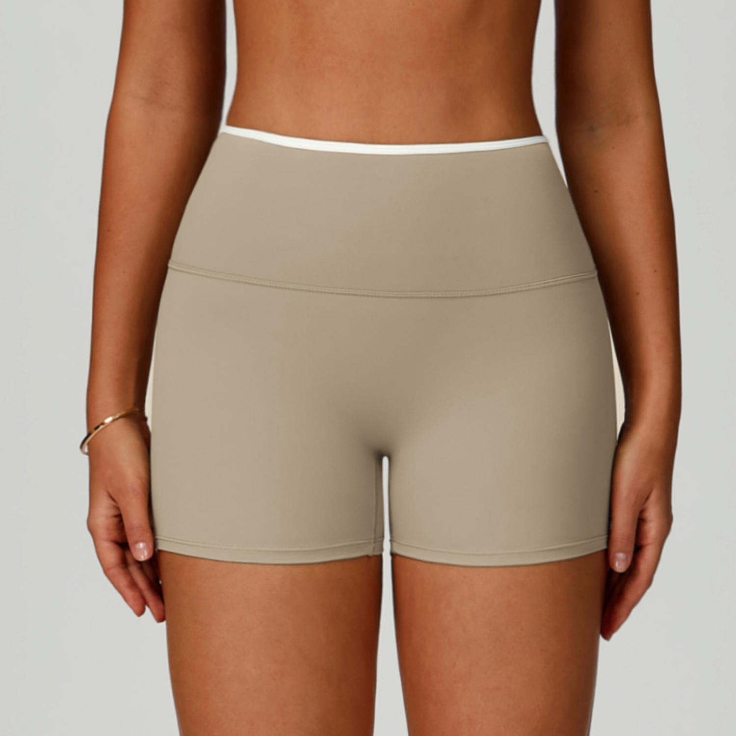 กางเกงขาสั้น-สีแฟลกซ์