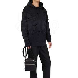 Diseño personalizado algodón poliéster hecho sudaderas con capucha desgastadas peso ligero calidad superior sudaderas con capucha desgastadas para los hombres - Product Image 6