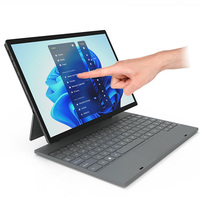 2026 Tablet Laptop 2 in 1 Baru dengan Layar Sentuh 14 Inci 2.2K, Win11, Intel 12th N95 Quad Core, dan Keyboard yang Dapat Dilepas.