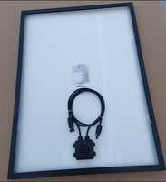 Kit de panneaux solaires monocristallins PERC de type N noirs 75W 80W 90W 100W TUV pour panneaux solaires de petite taille 182mm 740x540mm