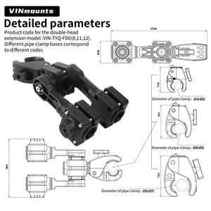 Support de fixation pour transducteur sonar de pêche Garmin Livescope LVS34 VIN-TYQ-FD11 - Product Image 2