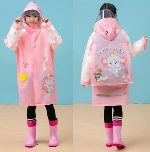 Capa impermeable estampada para niños de EVA/impermeable con marca OEM - Product Image 4