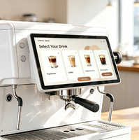 Affichage numérique AIO Android 11 de 11,6 pouces pour machine à café, écran LCD, commande tactile, menu numérique, OEM ODM