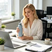 Mug de voyage isotherme haut de gamme en acier 304, anti-fuite, pour usage quotidien, garde les boissons chaudes ou froides