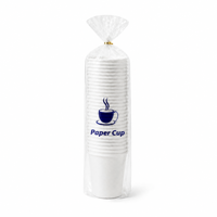 Gobelets en papier à paroi simple personnalisés, vente en gros, pour café chaud, thé, événements promotionnels de chaînes de cafés