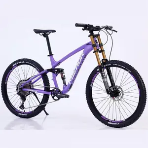 La fabbrica vende direttamente la mountain bike a 11 velocità di alta qualità da 26 pollici con ammortizzatore posteriore per la discesa