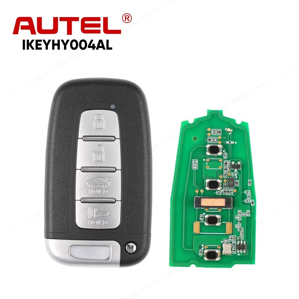 Autel IKEYHY004AL IKEY HY004AL 4 pulsanti chiave intelligente universale per Hyundai usato con Altra chiave auto ProgrammerKM100 IM508 IM608S II