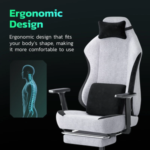 Fabrication de chaises de jeu de qualité supérieure, chaises de bureau OEM, chaises pour le jeu, <span class=keywords><strong>chaise</strong></span> de jeu ergonomique en mousse moulée pour les séances de jeu - Product Image 2
