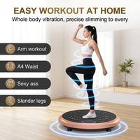 Plateforme vibrante d'exercice 2-en-1 verticale à télécommande Shtatsu pour massage par acupression, force maximale