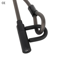 Antivol de vélo à combinaison ultra-résistant avec clés, câble de sécurité robuste pour vélos
