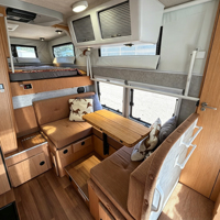 Coque de camping-car pop-up à base rigide, cuisine complète, module de camping tout-terrain pour camps en terres arides, séjours prolongés en milieu sauvage