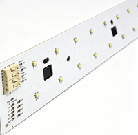 Carte de circuit imprimé LED SMD5050 personnalisée, base en aluminium, 30W, circuit imprimé linéaire, DC48V, 2700K-6500K, pour éclairage linéaire de plafond haut