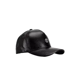 ขายร้อนและมีคุณภาพสูงที่นิยมและคลาสสิกหนังPUเบสบอลเต็มหมวกหมวกที่มีเย็บปักถักร้อย